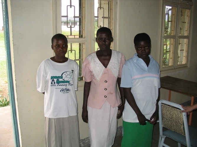 Caroline Achieng- Child representative,Judith Abongo- Health,Everline Owino- Microfinance and 	women groups