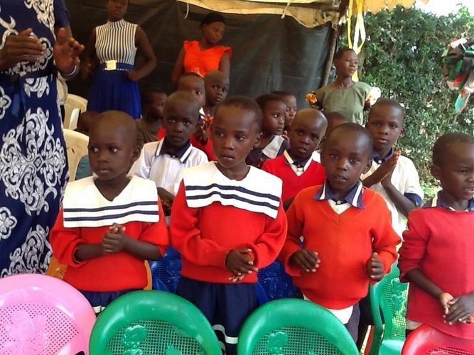 Caroline Achieng- Child representative,Judith Abongo- Health,Everline Owino- Microfinance and 	women groups